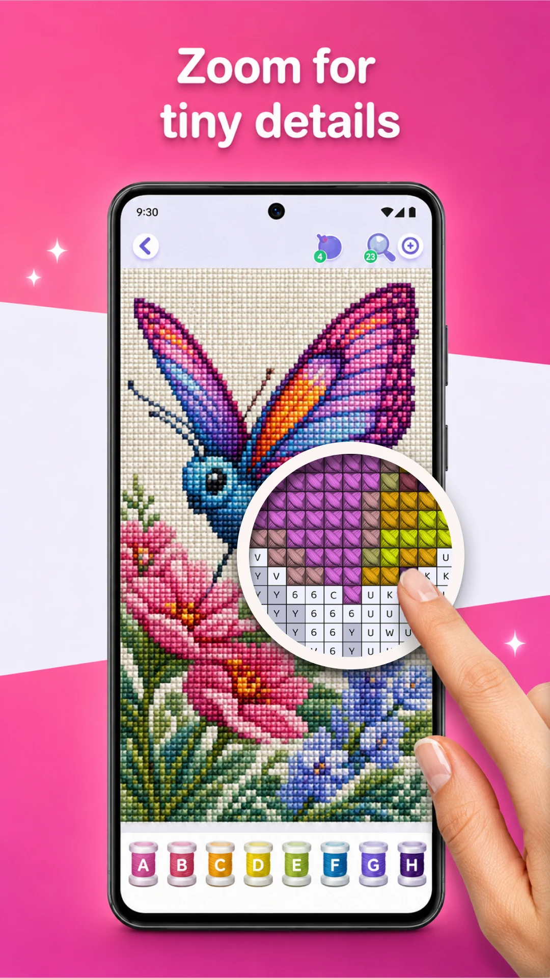 Cross Stitch: Paint By Numbers screenshot